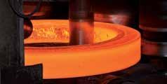 180 mm HIGH-ALLOYED RINGS * (AUSTENITIC) Outside diameter Ring width min. 70 kg max. 1,000 kg (with Mo up to 830 kg) min.