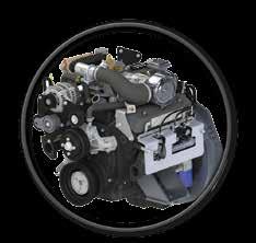 8L turbo diesel engine. Two transmission selections are available: Electronic Powershift and Techtronix 0.