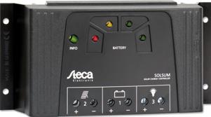 10 SoLar HarGe ontrollers SoLar HarGe ontrollers 11 Steca Solarix PRS 1010, 1515, 2020, 3030 the simplicity and high performance of the Steca Solarix PrS solar charge controller make it particularly