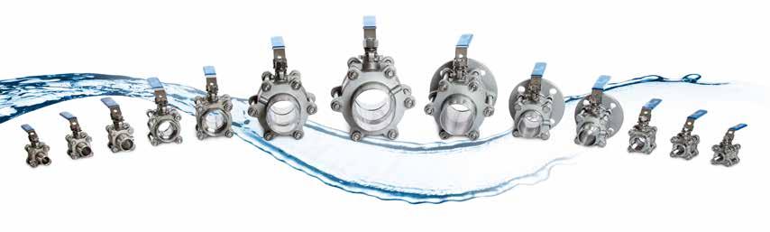 stainless steel construction Available in various integrated tee valve assemblies Features & Benefits High flow full-port design High cycle-life performance Floating ball for positive shut-off