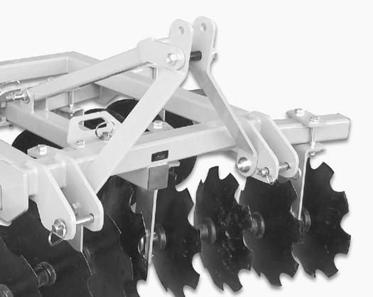 Quick Hitch Pins The disc harrow will attach to a Category 1 quick hitch. B 8 10 12 2. Remove hitch pins from disc harrow. Place bushings (A) over pins and secure into position. 3.