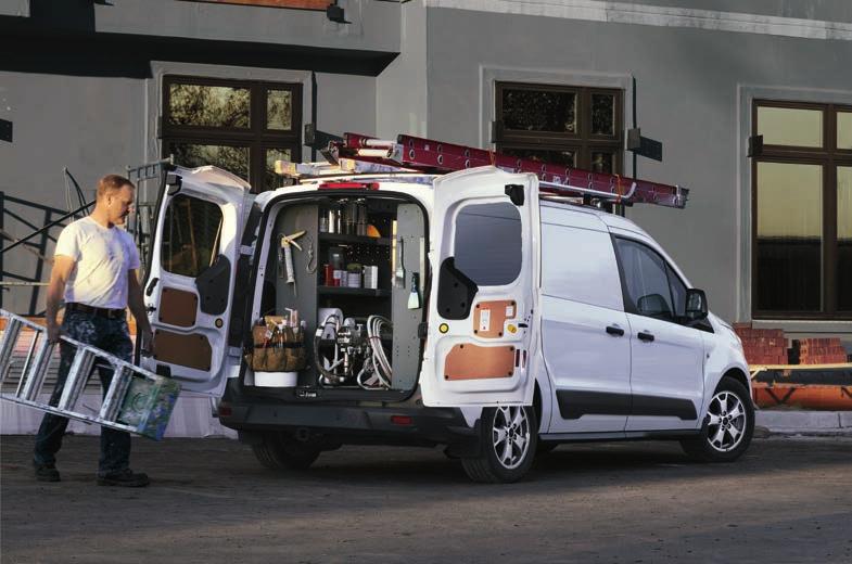 CARGO VAN GENERAL CONTRACTING: Heavy-duty upfits designed for general contractors offer you sturdy steel cabinets, drawers, dividers, bins, and even a document holder that helps you keep each day s