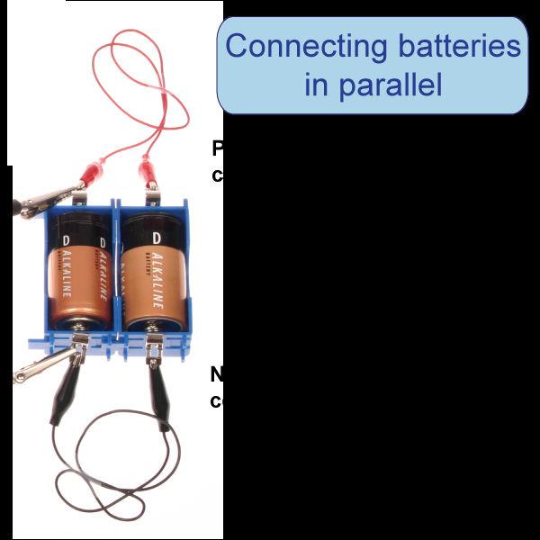 In 17B you will connect batteries together in series and in
