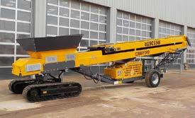 Barford R6536TR Tracked Stockpile Conveyor Barford R6536TR Tracked Stockpile Conveyor 12024 Internal sizes of 40ft High Cube Shipping Container 2697 2518 Specification 65ft long Conveyor 900mm wide