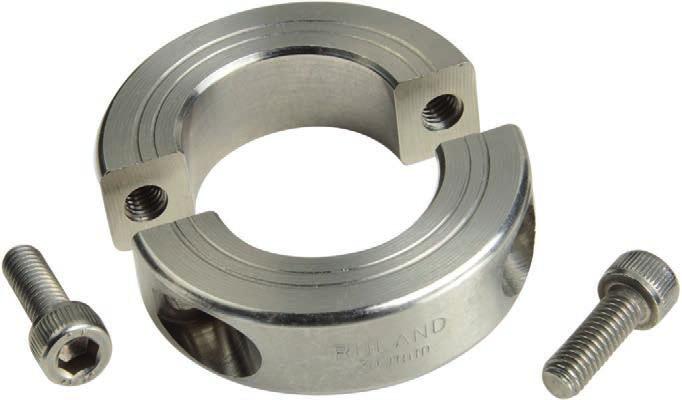 Clamp-style Shaft Collar RULAND-MSP-60-F 60 88 19 Two-piece Clamp-style Shaft Collar RULAND-MSP-65-F 65 93 19 Two-piece Clamp-style Shaft Collar RULAND-MSP-70-F 70 98 19 Two-piece Clamp-style Shaft