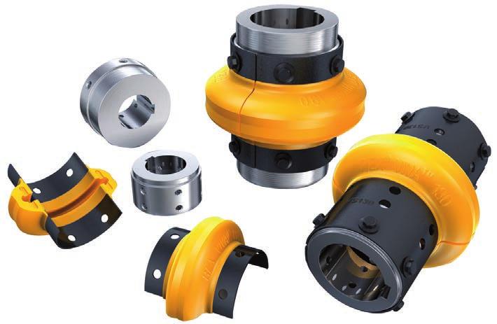 Rexnord Viva VS Spacer Version Rexnord Viva 19 Two piece flex element design allows for simple replacement without disturbing hubs or moving and realigning connected equipment Tough polyurethane