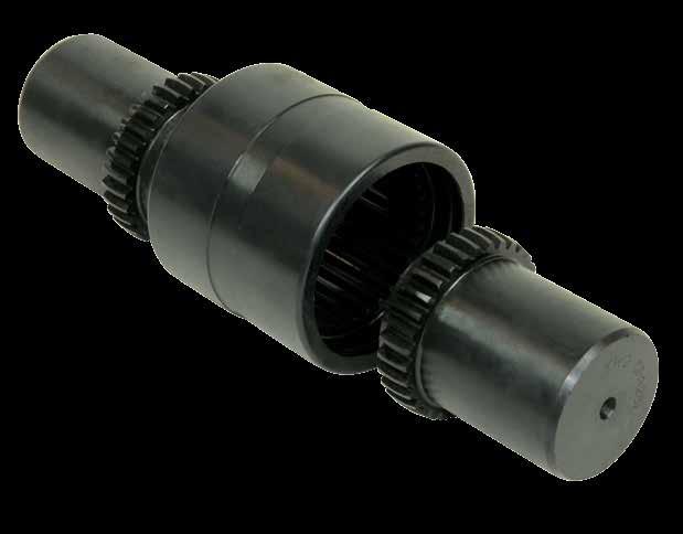 FLEXIBLE TOOTHED COUPLINGS WITH DUAL CURVATURE FLEXIBLE TOOTHED COUPLINGS