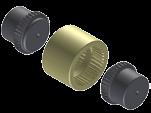 CHIARAVALLI GROUP BRAND GIFLEX SERIE FBX FLEXIBLE TOOTHED COUPLINGS WITH NYLON SLEEVE NYLON SLEEVE INTERPRETATION CODES Example FBX 19-NN with 2 normal hubs FBX 19-NL with 1 normal hubs and 1 long