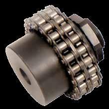 TORQUE LIMITERS WITH CHAIN COUPLING LCG 51 LC Torque limiter connected to the coaxial pinion hub through a double chain. Easy adjustment of desired torque through lock nut.