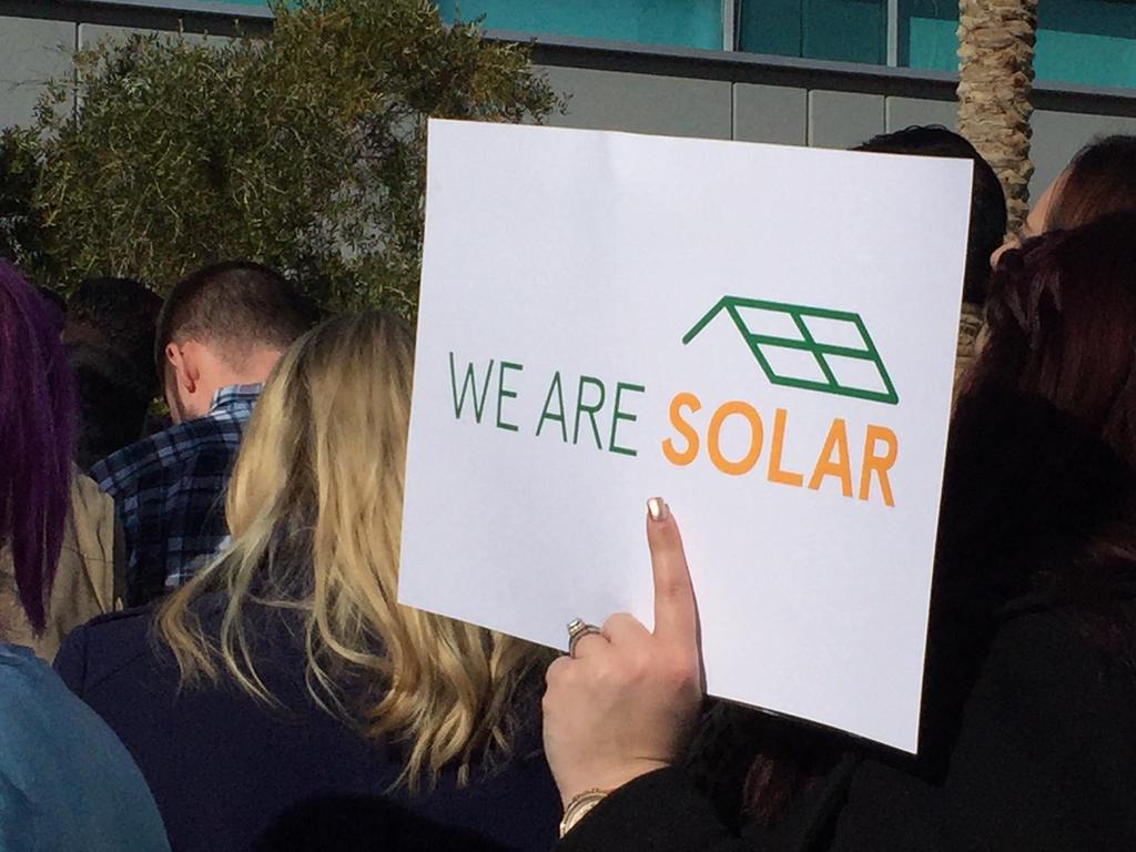 Events After Decision! Huge protests by public and solar leasing companies! Dec 24, 2015 -- Nevada Bureau of Consumer Protection files motion for stay!