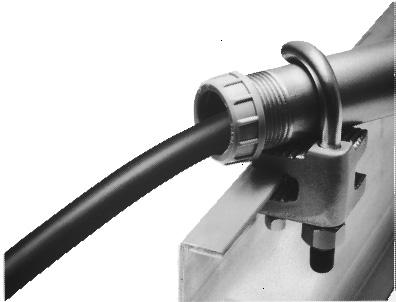 LCC Series Cable Tray Conduit Clamps 5F Application: LCC cable tray conduit clamps are used for installation on cable tray side rails with inside flanges (requiring inside tray mounting) and outside