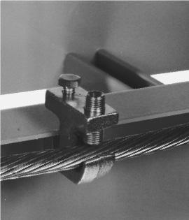 meet UL and NECode requirements for installation indoors or outdoors, with most types of cable trays with inside or outside flanges Features: Meets requirements of NECode Article 318-7 for grounding