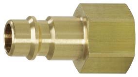 1 Brass male coupling with female thread Size 17, 19 and 24 Body made of brass Brass reducing nipple