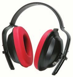 EAR PROTECTION IMPACT WRENCHES Padded ear defenders with headband - red CE / EN 352-1 With adjustable and padded ear shells for