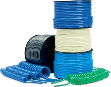The CEJN hose family offers several styles of polyurethane (PUR) hose, including straight braided, straight non-braided, and spiral non-braided, for specific application requirements.