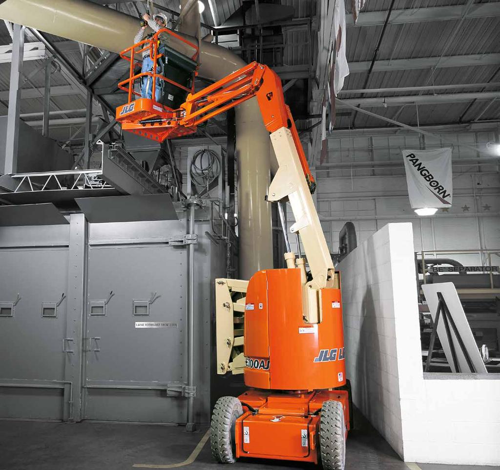 JLG Electric boomlifts REACHING OUT Today, more people are demanding