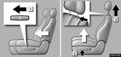 Flattening seatbacks 16R100b 16R101a Before flattening seatbacks, slide the rear seats as far back as