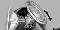 angle To tilt the steering wheel up or down to the desired angle: 1.