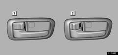 In the driver s door lock, turning the key once will unlock the driver s door and twice in succession will unlock all the side doors and back door simultaneously.