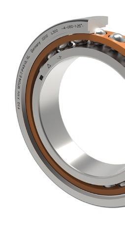 12 NEW POTENTIAL FOR OPTIMIZATION A new series of high-speed spindle bearings offers significant potential to increase the load carrying capacity of motor spindles even further in terms of maximum