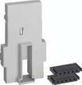 ) Can be mounted onto the front 2) Onto contactor sizes S2 and S3 (for contactors of the same size) Note: Size S0: Wiring modules must be mounted first.