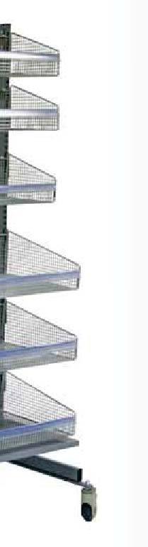 Wire mesh baskets prevent the accumulation of dirt and debris, leading to better aseptic practices.