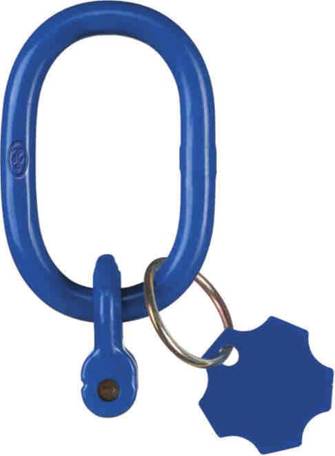 s u p e r i o r Suspension Components F B D The Fixed Size Master Link Assembly TWN 1810/1 Type TAA1 for 1- leg chain slings is automatically determined to the nominal size by the Ringshackle.