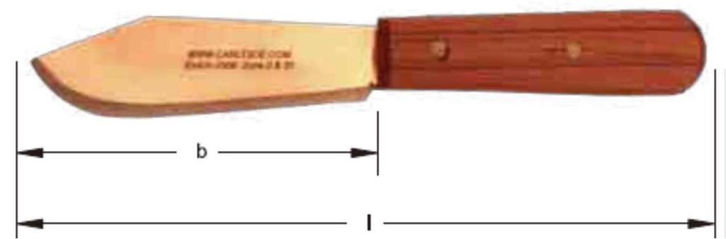 Ex409 Knife b l Ex409-200 106 200 0.