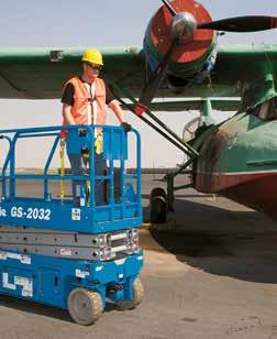 Quiet & Emission-Free Electric scissorlifts are quiet and emission-free, an ideal tool for a number of indoor emission-sensitive applications such as warehouses,
