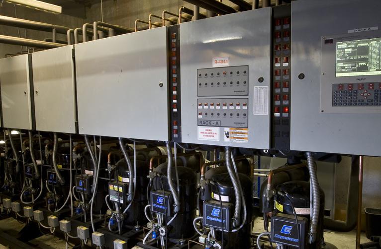 Digital Scroll Advantage for Rack Systems Digital scroll compressors having modulation capabilities from 10% 100% naturally fit refrigeration rack systems.