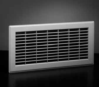 End View Showing Depth with Valve Open: 265 Floor Return Air Grille Provides firm, smooth surface Extremely rigid Free area averages over 75% Golden Sand enamel HEIG MAXIMUM DEPTH 4 THRU 14 6 THRU