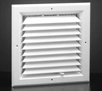 Ceiling Diffusers Ceiling Diffusers 24 Square Ceiling Diffuser All-steel construction Step-down face deflects air stream 360 degrees Bright White Only available in sizes shown.
