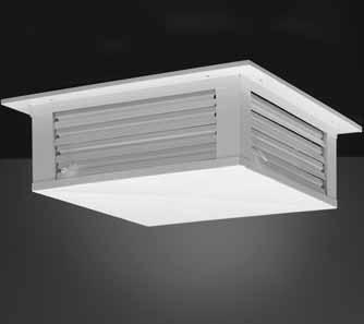 Ceiling Diffusers ECBX 4-way Ceiling Diffuser Box Adjustable dampers provide directional airflow or closure capabilities