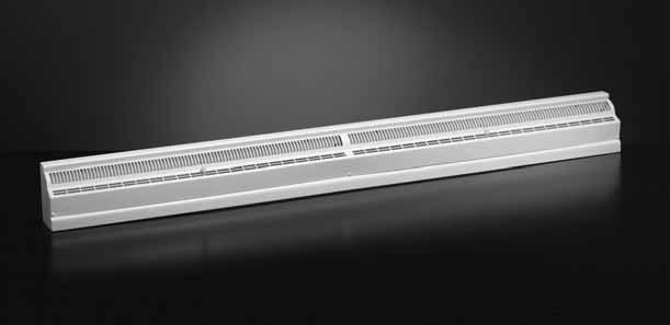 Baseboard Registers & Grilles 464 Baseboard Diffuser Four-foot length Airfoil valves reduce resistance Equal air distribution over the length of the diffuser Dual valves Face can be easily removed