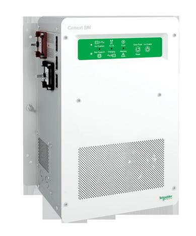 input and output. Available in 2.5kW and 4kW it is perfect for residential and off-grid applications.