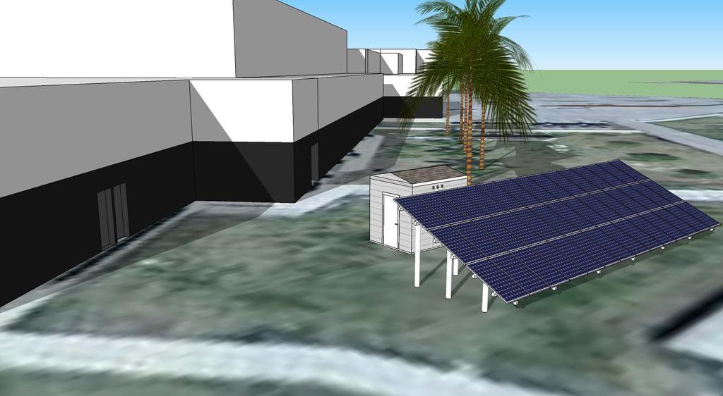 SOLAR ARRAY & SHED OVERVIEW The SOLAR ARRAY is comprised of 42 SolarWorld 240 watt polycrystalline