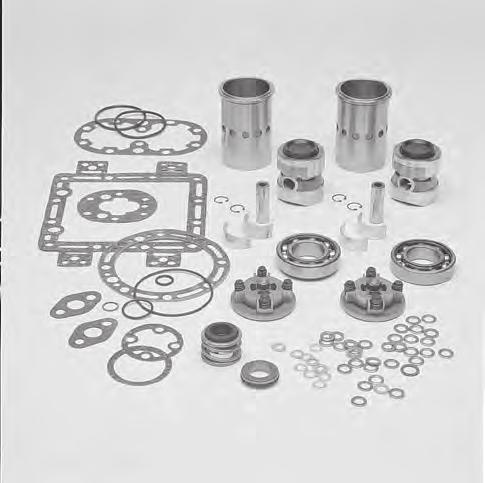 Compressor THERMO ENGINE SUPPLY D214 & X214 O/H KITS KIT INCLUDES PISTONS (COMPLETE) CYLINDER LINERS CONN ROD BEARINGS GASKET SET Compressor VALVE PLATES MAIN BEARINGS CRANKSHAFT SEAL PART