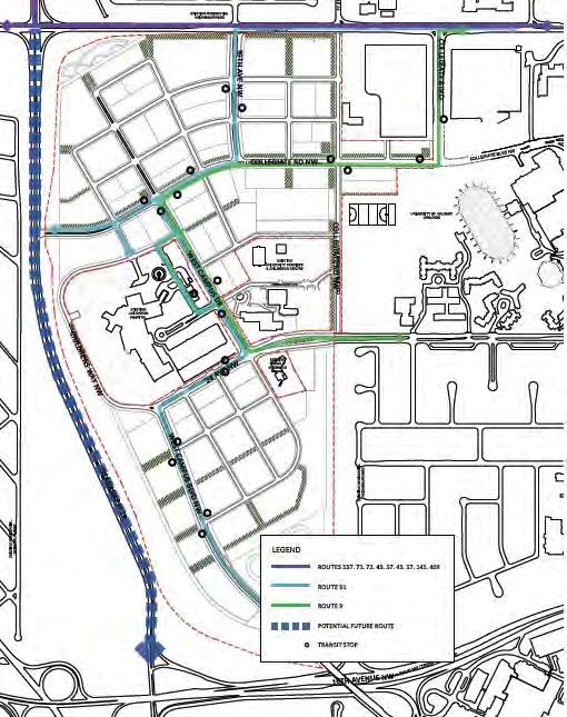 Civil, Municipal and Traffic Engineering Storm Water Management Legal Survey/Geomatics Transportation Planning As detailed in the West Campus Outline Plan and Land Use report, the proposed