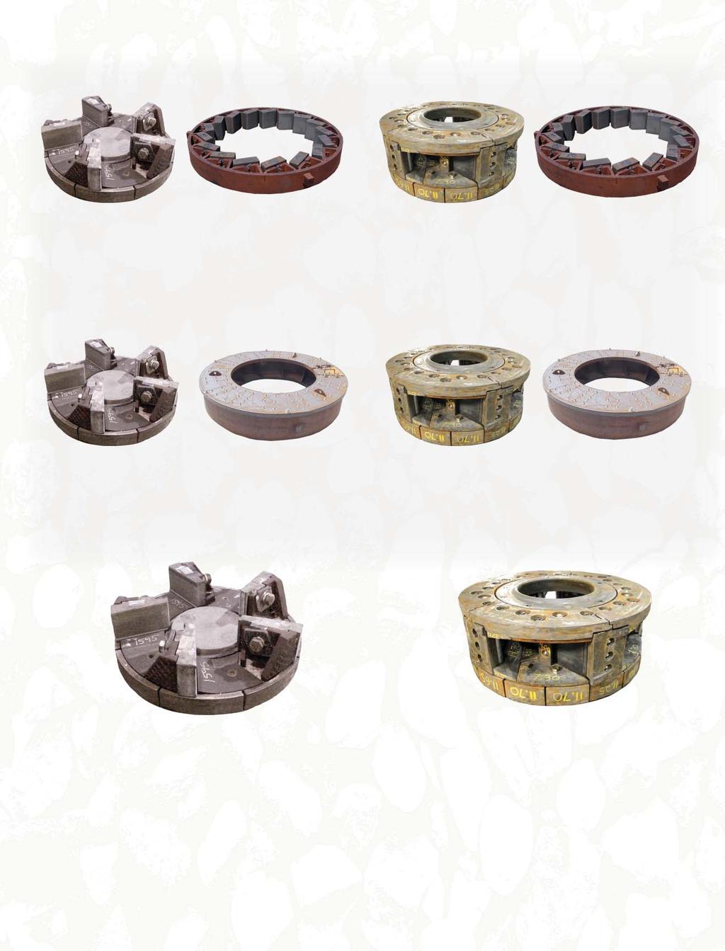 Possible Internal Configuration Options Shoe Table / Anvil Ring Superchipper TM / Anvil Ring Medium range friable material; Medium to low abrasion material; Low to Medium recirculating load; Good