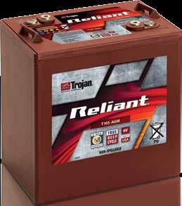 Manufactured in Sandersville, Georgia to the Exacting Standards Trojan Battery is Known for Trojan has developed Reliant AGM batteries with C Max Technology for a wide range of applications that