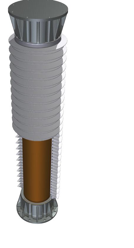 Hybrid Insulators PPC Solution Porcelain strength meets Porcelain Rod Rigidity PPC Hybrid Insulators take advantage of our high mechanical strength porcelain rod, offering unique stability along with
