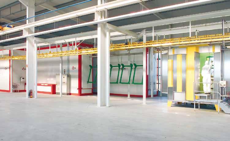 relies on a powder coating plant by WOLF