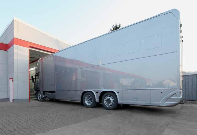 Commercial Vehicles Exklusive Surface for Special Vehicles With this spray booth