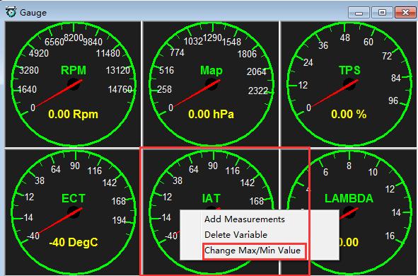 EcoCAL screen, by default, shall show a group of the gauges, one is the IAT gauge. You can read the gauge to determine whether it makes sense or not.