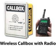 If the driver can get out of the truck and push a button to talk, then a wireless callbox can be used to communicate with the scale operator.