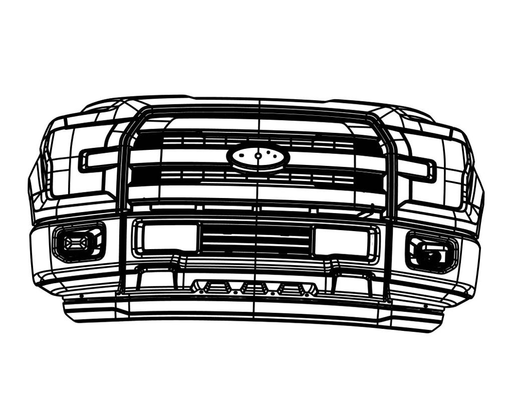 INSTALLATION INSTRUCTIONS POLICE PUSH BAR ELITE XD APPLICATION: 015-018 Ford F-150 PART NUMBER: 3-505 ITEM QUANTITY DESCRIPTION TOOLS NEEDED 1 1 GRILLE GUARD ASSEMBLY 1MM SOCKET,3 LOWER MOUNTING