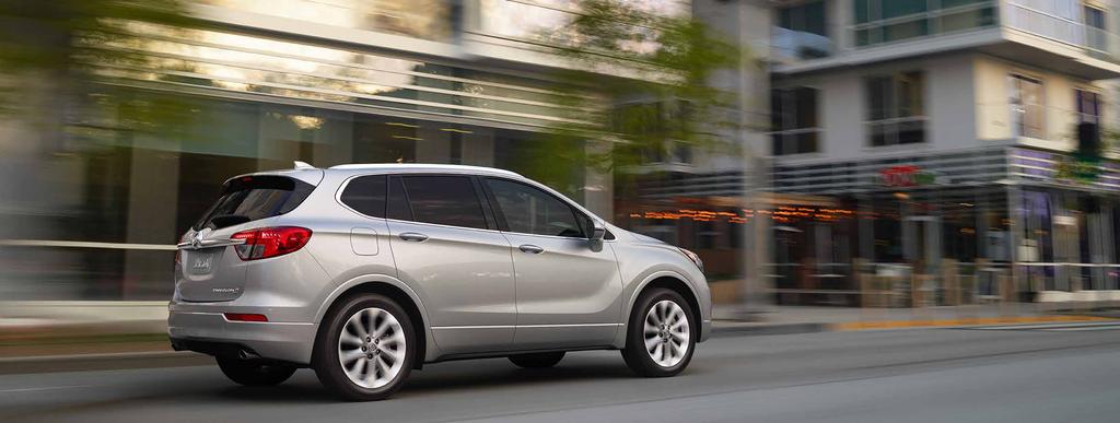Envision Premium II shown in Galaxy Silver Metallic Your sense of luxury has been set in motion with THE 20I8 BUICK ENVISION.
