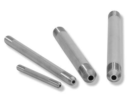 oned and Threaded Nipples MXMTOR offers a line of coned and threaded high pressure tube nipples in a variety of lengths for all standard tube sizes.