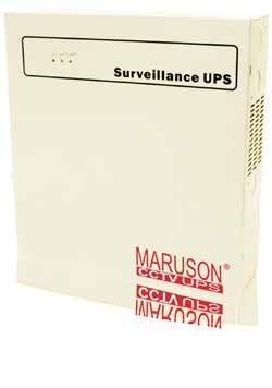 Surveillance UPS Series CCTV Power Distribution And UPS For Cameras And DVR / NVR 12VDC / 24VAC battery power backup for CCTV cameras Two-boost and one-buck AVR with wide input operation voltage and