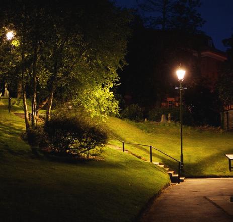 other areas look dingy and depressing. CMH outdoor lighting offers the best of both worlds. Bright, white, natural light and low costs for both running and maintenance.